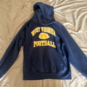 West Virginia Football Navy Hoodie
